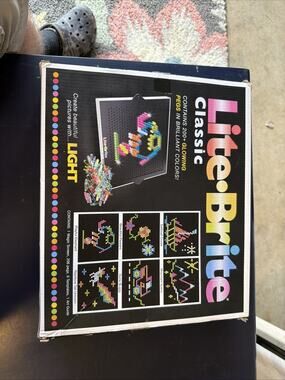 Hasbro Lite-Brite Pegs, Magic Screen, Templates, Art Guide